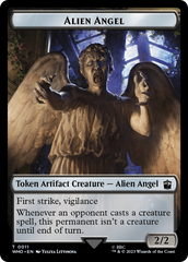 Alien Angel // Dalek Double-Sided Token [Doctor Who Tokens] | Arkham Games and Comics