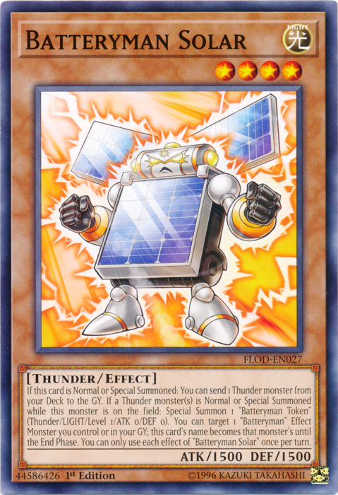 Batteryman Solar [FLOD-EN027] Common | Arkham Games and Comics