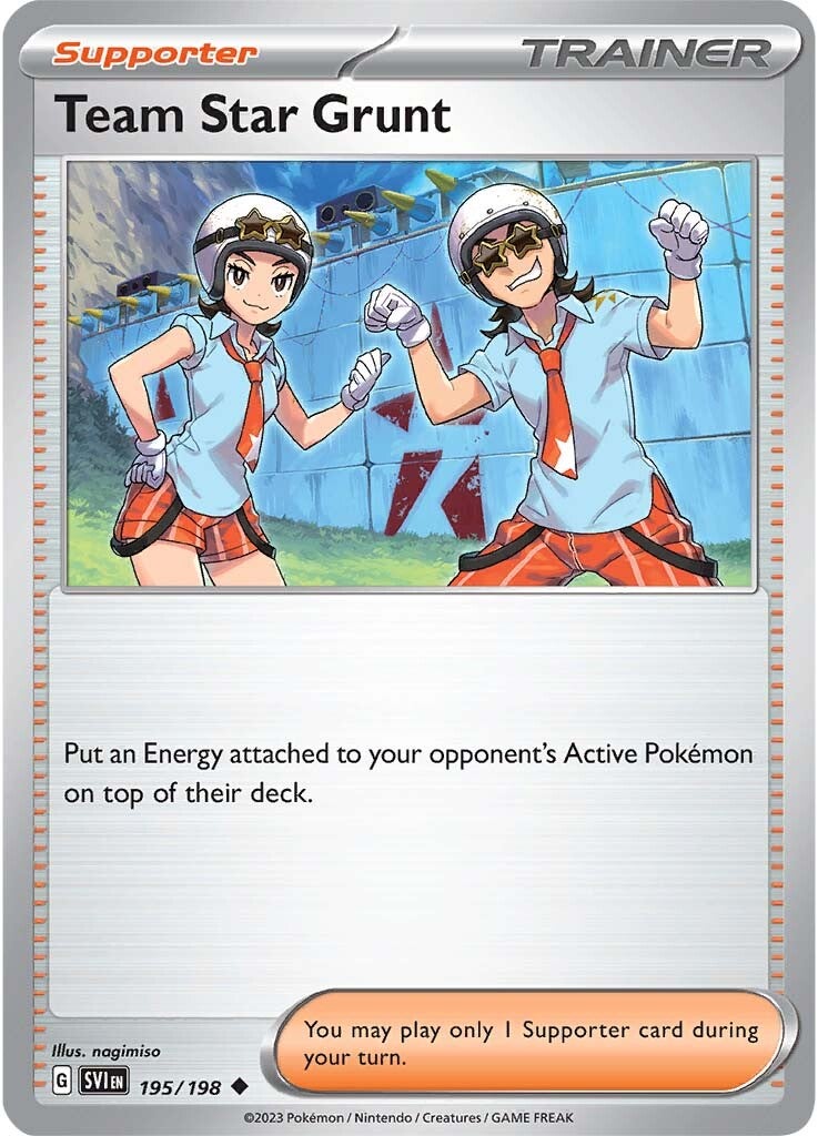 Team Star Grunt (195/198) [Scarlet & Violet: Base Set] | Arkham Games and Comics