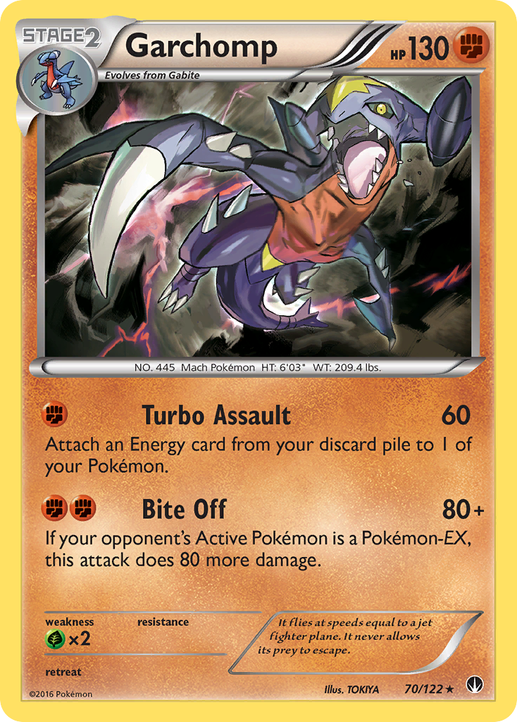 Garchomp (70/122) [XY: BREAKpoint] | Arkham Games and Comics