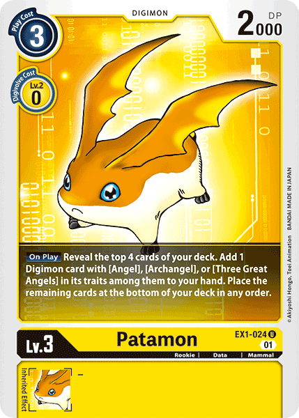 Patamon [EX1-024] [Classic Collection] | Arkham Games and Comics