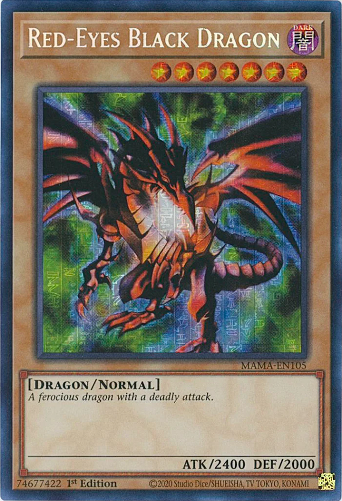 Red-Eyes Black Dragon [MAMA-EN105] Secret Pharaoh's Rare | Arkham Games and Comics