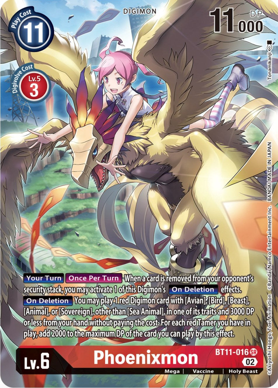 Phoenixmon [BT11-016] (Alternate Art) [Dimensional Phase] | Arkham Games and Comics