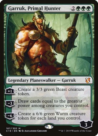 Garruk, Primal Hunter [Commander 2019] | Arkham Games and Comics