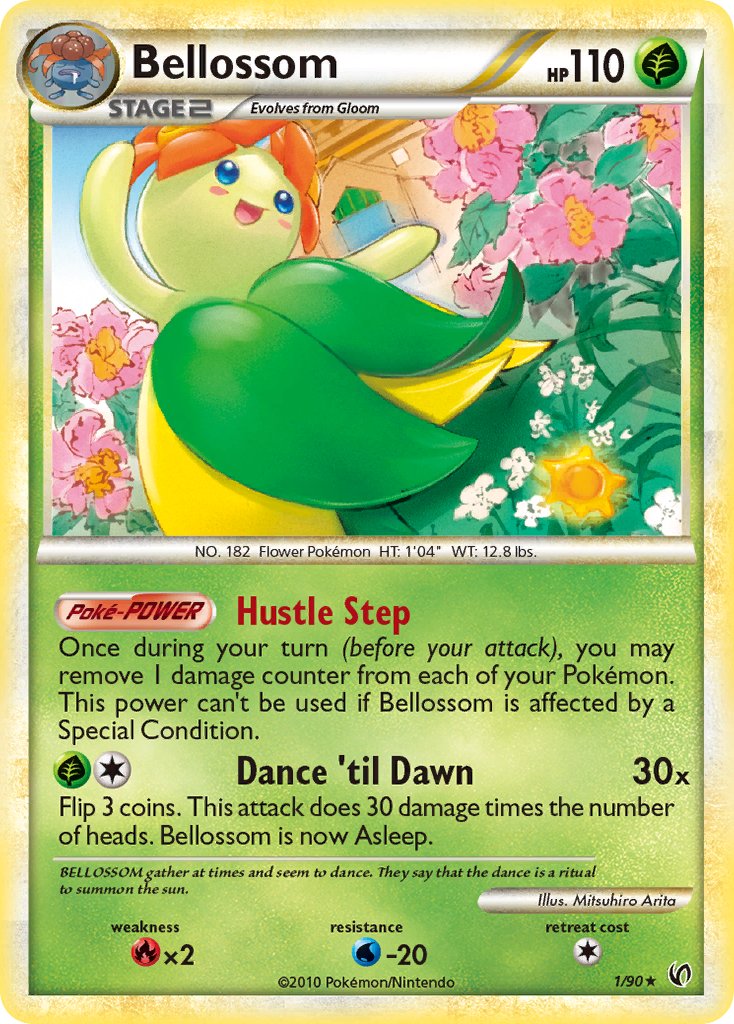 Bellossom (1/90) (Theme Deck Exclusive) [HeartGold & SoulSilver: Undaunted] | Arkham Games and Comics