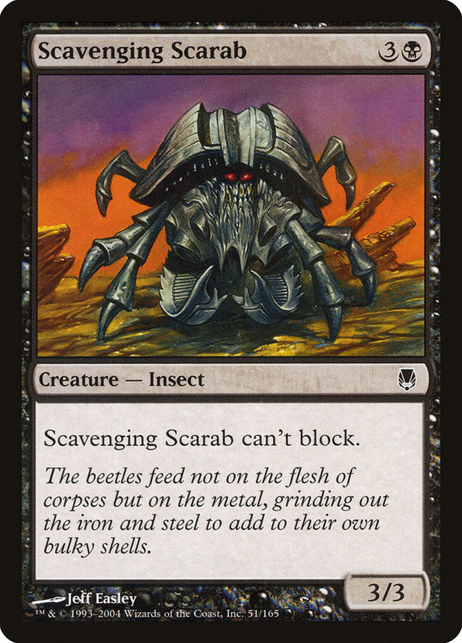 Scavenging Scarab [Darksteel] | Arkham Games and Comics