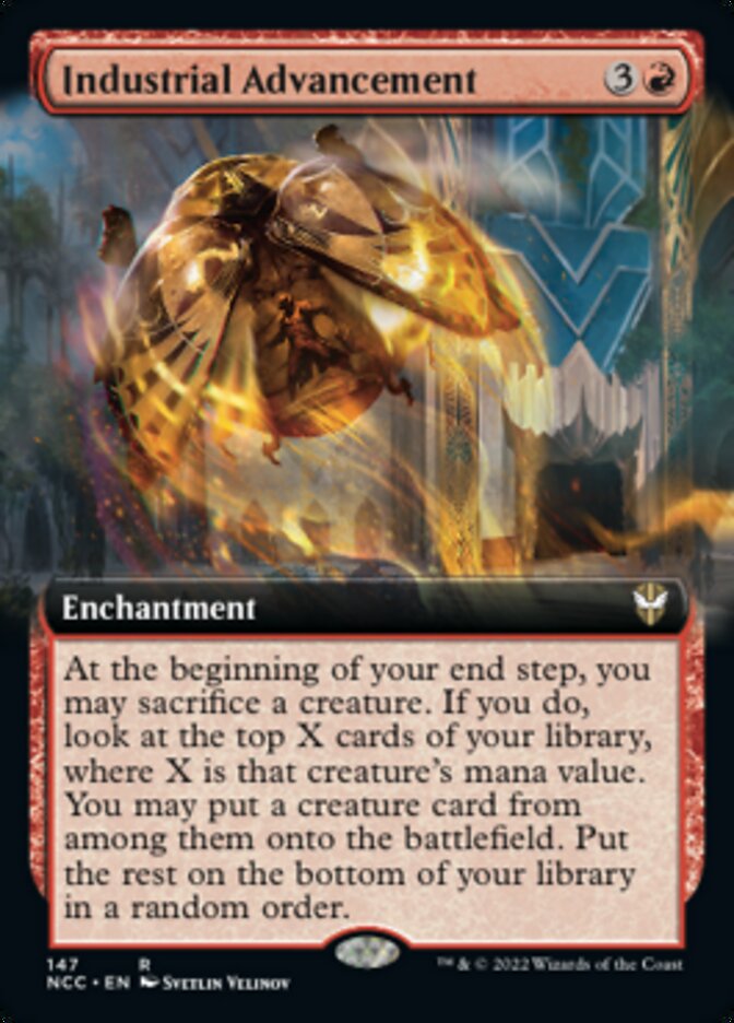 Industrial Advancement (Extended Art) [Streets of New Capenna Commander] | Arkham Games and Comics