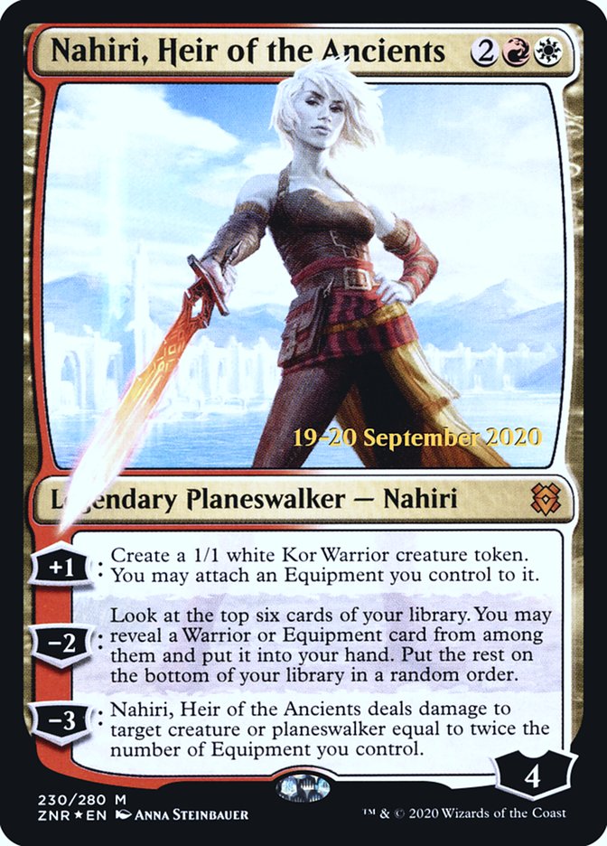 Nahiri, Heir of the Ancients  [Zendikar Rising Prerelease Promos] | Arkham Games and Comics