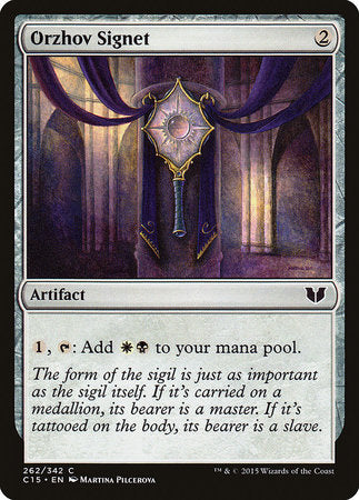 Orzhov Signet [Commander 2015] | Arkham Games and Comics