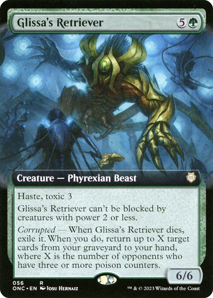 Glissa's Retriever (Extended Art) [Phyrexia: All Will Be One Commander] | Arkham Games and Comics