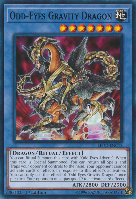 Odd-Eyes Gravity Dragon [LEDD-ENC12] Common | Arkham Games and Comics