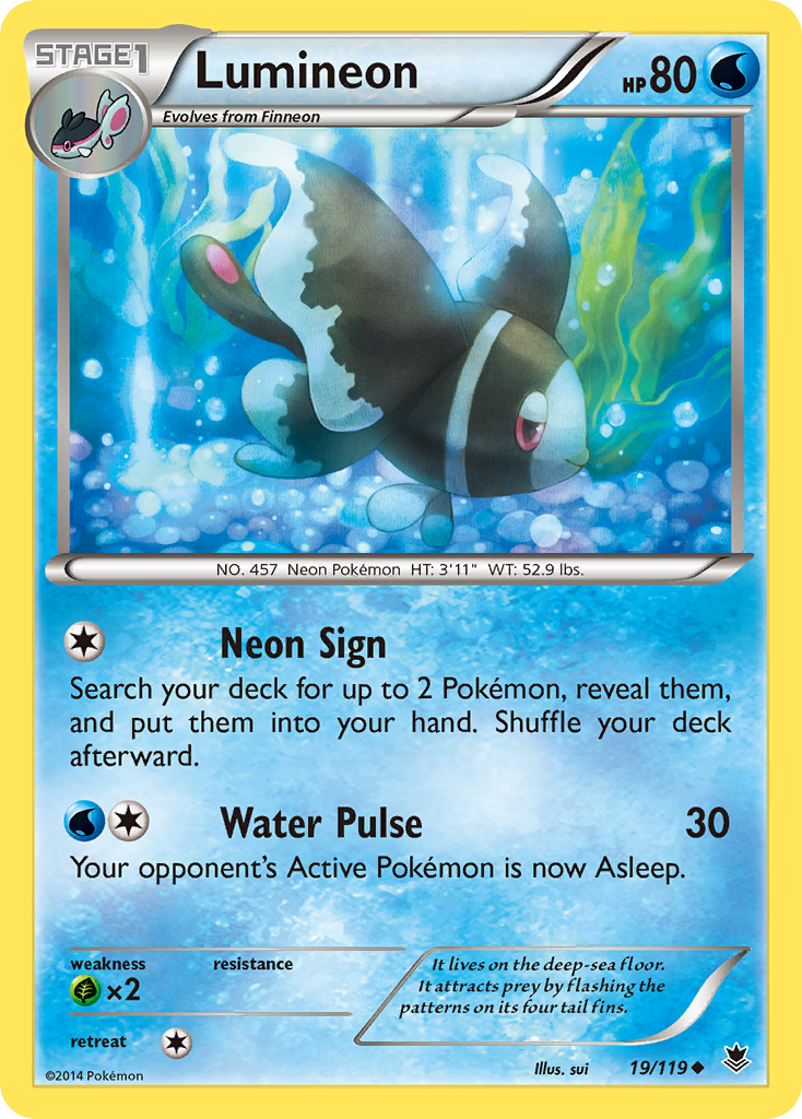 Lumineon (19/119) [XY: Phantom Forces] | Arkham Games and Comics