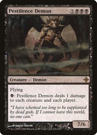 Pestilence Demon [Rise of the Eldrazi] | Arkham Games and Comics