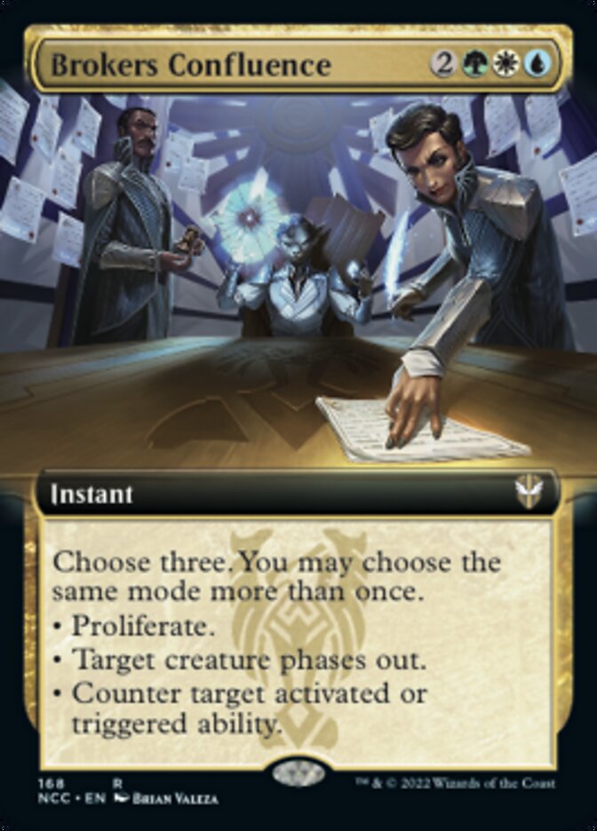 Brokers Confluence (Extended Art) [Streets of New Capenna Commander] | Arkham Games and Comics