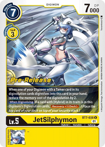 JetSilphymon [BT7-038] [Next Adventure Pre-Release Cards] | Arkham Games and Comics