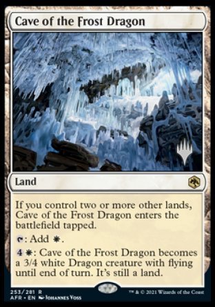 Cave of the Frost Dragon (Promo Pack) [Dungeons & Dragons: Adventures in the Forgotten Realms Promos] | Arkham Games and Comics