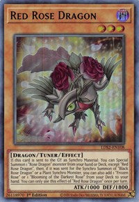 Red Rose Dragon (Green) [LDS2-EN108] Ultra Rare | Arkham Games and Comics