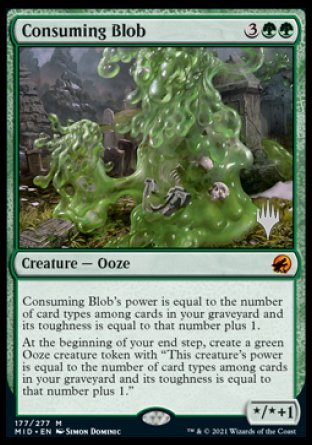 Consuming Blob (Promo Pack) [Innistrad: Midnight Hunt Promos] | Arkham Games and Comics