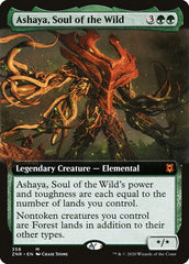 Ashaya, Soul of the Wild (Extended Art) [Zendikar Rising] | Arkham Games and Comics