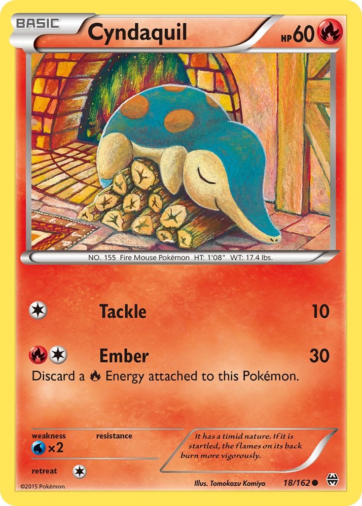 Cyndaquil (18/162) [XY: BREAKthrough] | Arkham Games and Comics