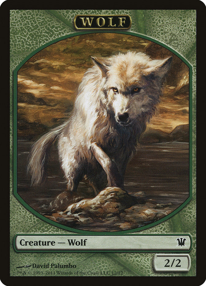 Wolf (12/12) [Innistrad Tokens] | Arkham Games and Comics