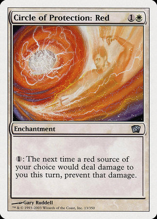Circle of Protection: Red [Eighth Edition] | Arkham Games and Comics