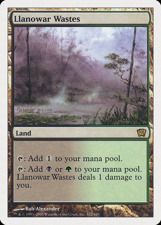 Llanowar Wastes [Ninth Edition] | Arkham Games and Comics