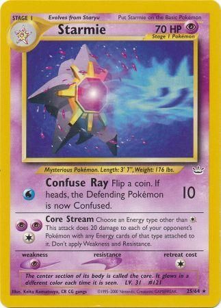 Starmie (25/64) [Neo Revelation Unlimited] | Arkham Games and Comics