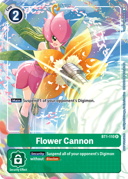 Flower Cannon [BT1-110] (Tamer's Evolution Box) [Release Special Booster Ver.1.0 Promos] | Arkham Games and Comics