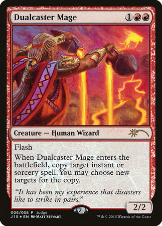 Dualcaster Mage [Judge Gift Cards 2015] | Arkham Games and Comics