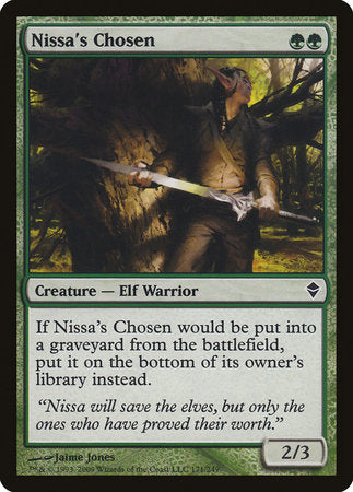 Nissa's Chosen [Zendikar] | Arkham Games and Comics