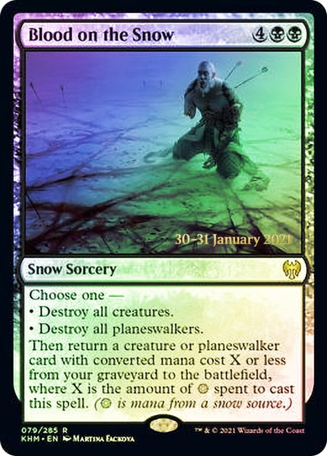 Blood on the Snow  [Kaldheim Prerelease Promos] | Arkham Games and Comics