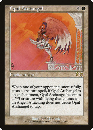 Opal Archangel [Urza's Saga] | Arkham Games and Comics