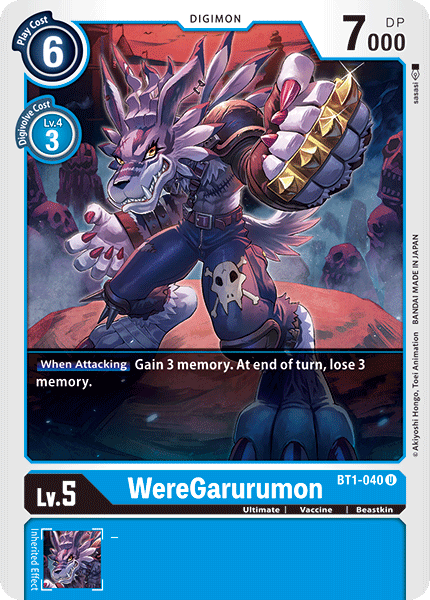 WereGarurumon [BT1-040] [Release Special Booster Ver.1.0] | Arkham Games and Comics