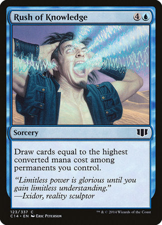 Rush of Knowledge [Commander 2014] | Arkham Games and Comics