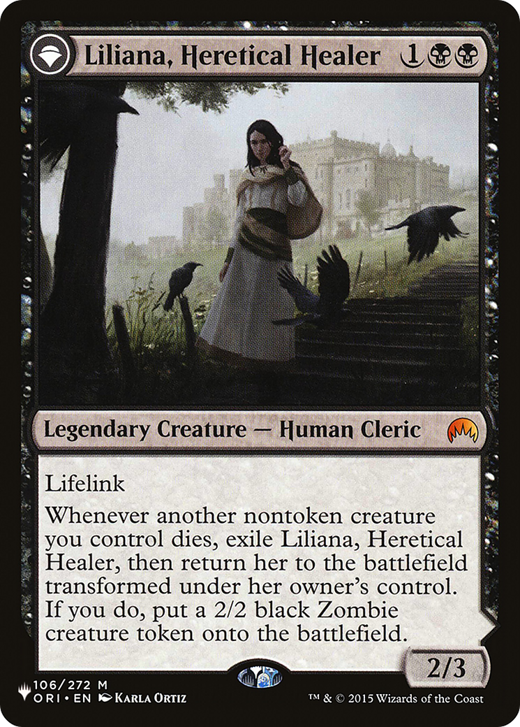 Liliana, Heretical Healer // Liliana, Defiant Necromancer [Secret Lair: From Cute to Brute] | Arkham Games and Comics