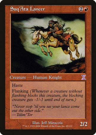 Suq'Ata Lancer [Time Spiral Timeshifted] | Arkham Games and Comics