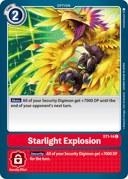 Starlight Explosion [ST1-14] [Starter Deck: Gaia Red] | Arkham Games and Comics