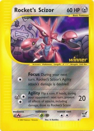 Rocket's Scizor (4) (Jumbo Card) [Best of Promos] | Arkham Games and Comics