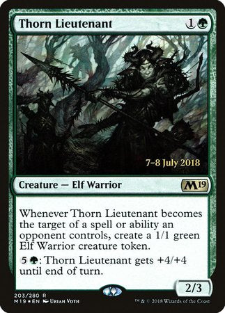 Thorn Lieutenant [Core Set 2019 Promos] | Arkham Games and Comics