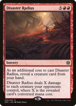 Disaster Radius [Explorers of Ixalan] | Arkham Games and Comics