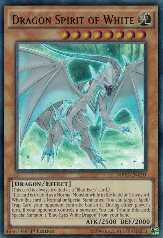 Dragon Spirit of White [MP17-EN010] Ultra Rare | Arkham Games and Comics