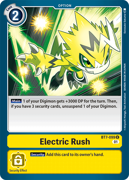 Electric Rush [BT7-099] [Next Adventure] | Arkham Games and Comics