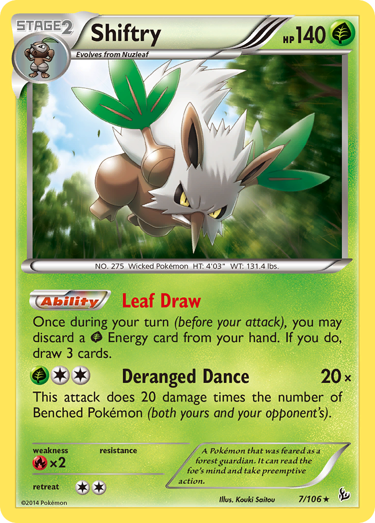 Shiftry (7/106) [XY: Flashfire] | Arkham Games and Comics