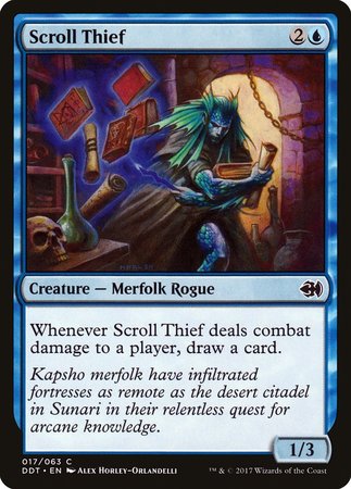 Scroll Thief [Duel Decks: Merfolk vs. Goblins] | Arkham Games and Comics