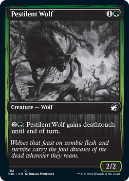 Pestilent Wolf [Innistrad: Double Feature] | Arkham Games and Comics