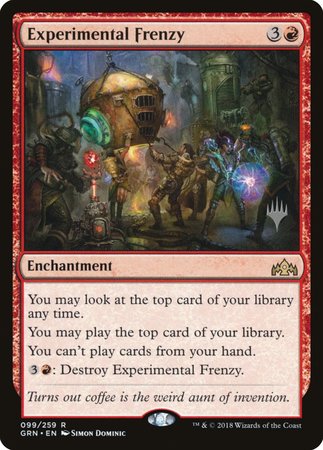 Experimental Frenzy [Guilds of Ravnica Promos] | Arkham Games and Comics