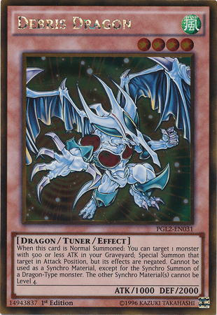 Debris Dragon [PGL2-EN031] Gold Rare | Arkham Games and Comics