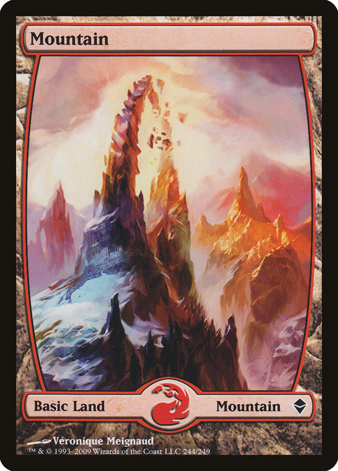 Mountain (244) [Zendikar] | Arkham Games and Comics