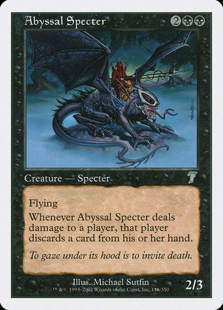 Abyssal Specter [Seventh Edition] | Arkham Games and Comics